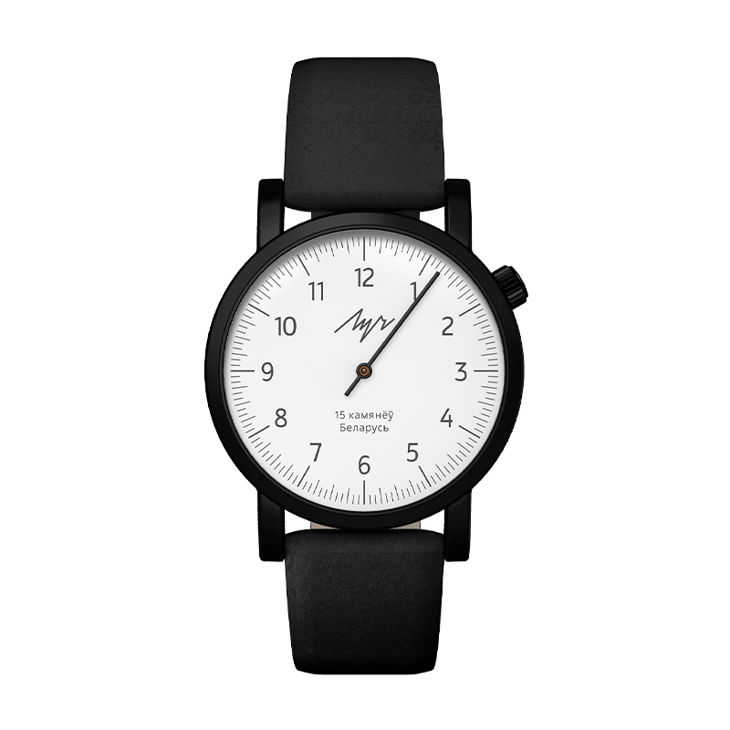 One hand luch outlet mechanical wristwatch