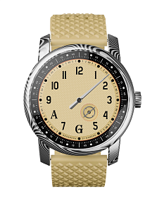 Men's watch Damascus steel - 77490012